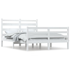 vidaXL fehér tömör fenyőfa ágykeret 140 x 200 cm (3103714) ágy és ágykellék