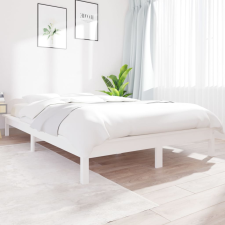 vidaXL fehér tömör fenyőfa ágykeret 180 x 200 cm (6FT Super King) ágy és ágykellék