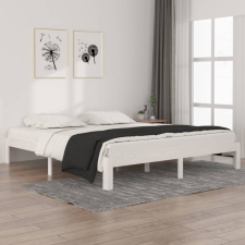 vidaXL fehér tömör fenyőfa ágykeret 180 x 200 cm (6FT Super King) ágy és ágykellék