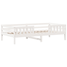 vidaXL fehér tömör fenyőfa ágykeret 75 x 190 cm ágy és ágykellék