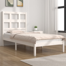 vidaXL fehér tömör fenyőfa ágykeret 90 x 190 cm (3FT Single) ágy és ágykellék