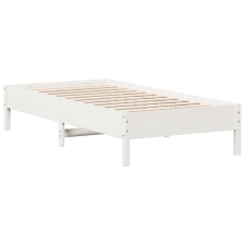 vidaXL fehér tömör fenyőfa ágykeret 90 x 190 cm (842727) ágy és ágykellék