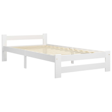 vidaXL fehér tömör fenyőfa ágykeret 90 x 200 cm (321998) ágy és ágykellék