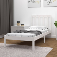 vidaXL fehér tömör fenyőfa ágykeret 90x200 cm ágy és ágykellék