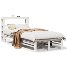 vidaXL fehér tömör fenyőfa ágykeret matrac nélkül 90 x 190 cm (3306514) ágy és ágykellék