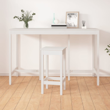 vidaXL fehér tömör fenyőfa bárasztal 180 x 80 x 110 cm bútor