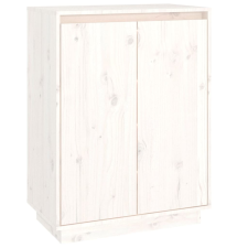 vidaXL fehér tömör fenyőfa cipőszekrény 60 x 35 x 80 cm (813531) bútor