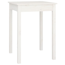 vidaXL fehér tömör fenyőfa ebédlőasztal 55 x 55 x 75 cm (814255) bútor