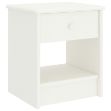 vidaXL fehér tömör fenyőfa éjjeliszekrény 35 x 30 x 40 cm (322222) bútor