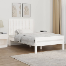 vidaXL fehér tömör fenyőfa fali fejtámla 108 x 3 x 60 cm ágy és ágykellék