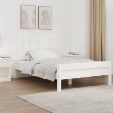 vidaXL fehér tömör fenyőfa fali fejtámla 127,5 x 3 x 60 cm ágy és ágykellék
