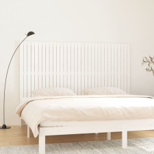 vidaXL fehér tömör fenyőfa fali fejtámla 204 x 3 x 110 cm ágy és ágykellék