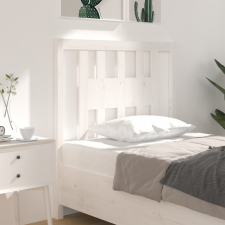 vidaXL Fehér tömör fenyőfa fejtámla 106 x 4 x 100 cm ágy és ágykellék