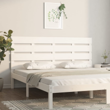 vidaXL fehér tömör fenyőfa fejtámla 150 x 3 x 80 cm ágy és ágykellék