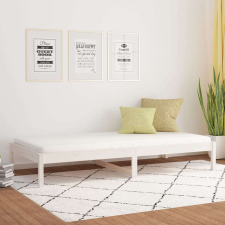 vidaXL fehér tömör fenyőfa kanapéágy 80 x 200 cm bútor