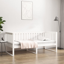 vidaXL fehér tömör fenyőfa kanapéágy 90 x 190 cm ágy és ágykellék