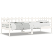 vidaXL fehér tömör fenyőfa kanapéágy matrac nélkül 90 x 200 cm (840380) ágy és ágykellék