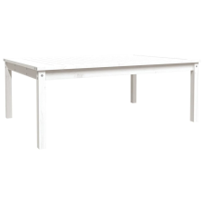 vidaXL fehér tömör fenyőfa kerti asztal 121x82,5x45 cm (824128) kerti bútor