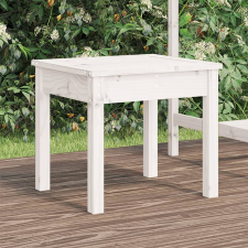 vidaXL fehér tömör fenyőfa kerti pad 50 x 44 x 45 cm kerti bútor