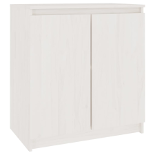 vidaXL fehér tömör fenyőfa kisszekrény 60 x 36 x 65 cm (808099) bútor
