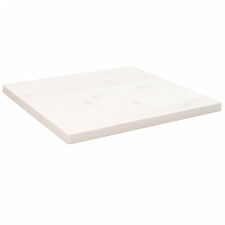 vidaXL fehér tömör fenyőfa ovális asztallap 50x50x2,5 cm bútor