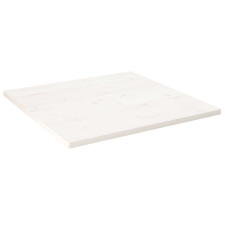 vidaXL fehér tömör fenyőfa ovális asztallap 80x80x2,5 cm (824391) bútor