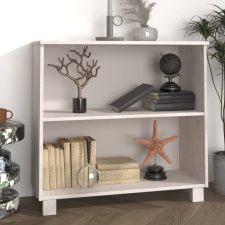 vidaXL fehér tömör fenyőfa tálalószekrény 85 x 35 x 80 cm bútor
