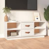 vidaXL Fehér tömör fenyőfa TV-szekrény 100x34x40 cm