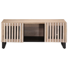 vidaXL fehér tömör mangófa dohányzóasztal 100 x 55 x 40 cm (377499) bútor