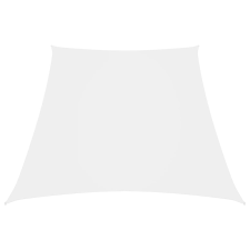 vidaXL Fehér trapéz alakú oxford-szövet napvitorla 2/4 x 3 m kerti bútor