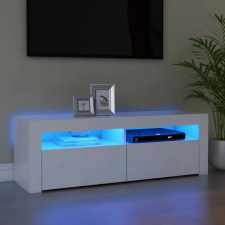 vidaXL fehér TV-szekrény LED-lámpákkal 120 x 35 x 40 cm bútor