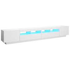 vidaXL fehér TV-szekrény LED-lámpákkal 260 x 35 x 40 cm (3081915) bútor