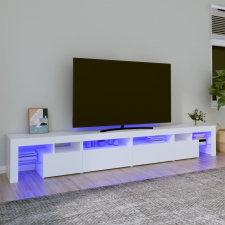 vidaXL fehér TV-szekrény LED-lámpákkal 280x36,5x40 cm bútor