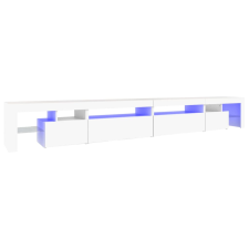 vidaXL fehér TV-szekrény LED-lámpákkal 290x36,5x40 cm (3152802) bútor
