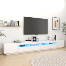 vidaXL fehér TV-szekrény LED-lámpákkal 300 x 35 x 40 cm bútor