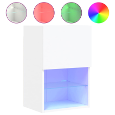 vidaXL fehér TV-szekrény LED-lámpákkal 40,5x30x60 cm (837029) bútor