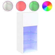 vidaXL fehér TV-szekrény LED-lámpákkal 40,5x30x90 cm (837043) bútor