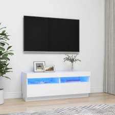 vidaXL fehér TV-szekrény LED-világítással 100 x 35 x 40 cm bútor