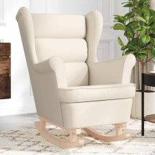 vidaXL fehér vászonszövet hintaszék 74 x 90 x 102 cm bútor