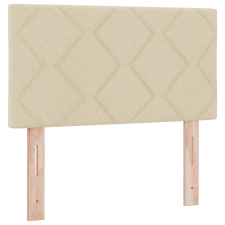 vidaXL Fejtámla Gyémánt Blokkok Design Krém 80 cm Szövet (42007207) ágy és ágykellék