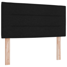 vidaXL Fejtámla Vonalak Dizájn Fekete 80 cm Szövet (42006994) ágy és ágykellék