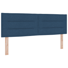 vidaXL Fejtámla Vonalak Tervezés Kék 140 cm Szövet (42007019) ágy és ágykellék