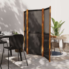vidaXL fekete 3 paneles térelválasztó 210 x 180 cm bútor
