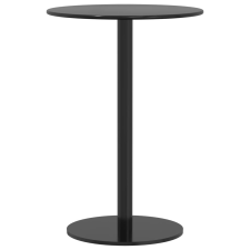 vidaXL fekete acél kerek kerti asztal Ø50 x 72 cm kerti bútor
