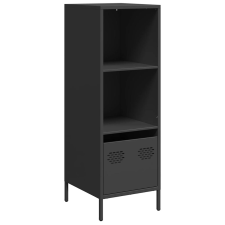 vidaXL fekete acél magasszekrény 35 x 39 x 103,5 cm (851376) bútor