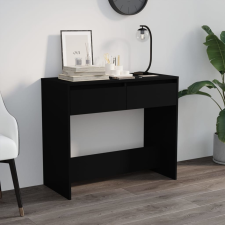 vidaXL fekete acél tálalóasztal 89 x 41 x 76,5 cm bútor