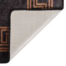 vidaXL fekete-arany mosható csúszásgátló szőnyeg 150 x 230 cm (373983) lakástextília