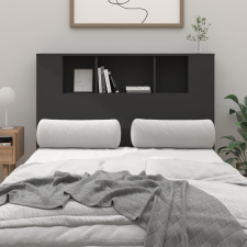 vidaXL fekete áthidaló szekrény 120 x 18,5 x 104,5 cm ágy és ágykellék
