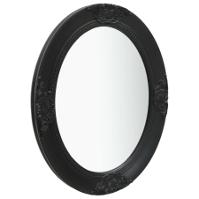 vidaXL fekete barokk stílusú fali tükör 50 x 60 cm (320351) bútor