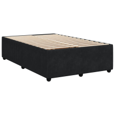 vidaXL fekete bársony ágykeret 120 x 200 cm (3285002) ágy és ágykellék